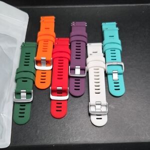 Vibrant Silicone Watch Strap Collection